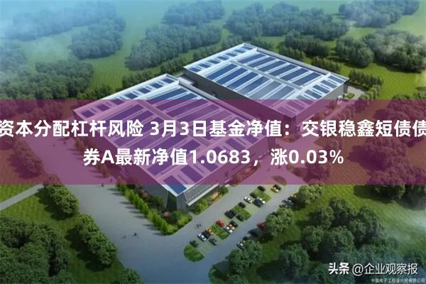 资本分配杠杆风险 3月3日基金净值：交银稳鑫短债债券A最新净值1.0683，涨0.03%