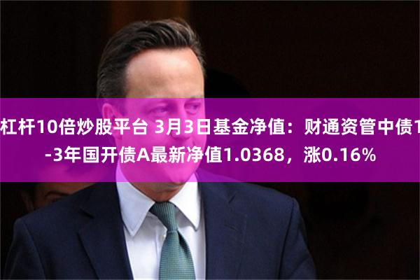 杠杆10倍炒股平台 3月3日基金净值：财通资管中债1-3年国开债A最新净值1.0368，涨0.16%