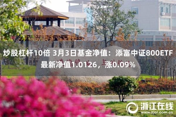 炒股杠杆10倍 3月3日基金净值：添富中证800ETF最新净值1.0126，涨0.09%