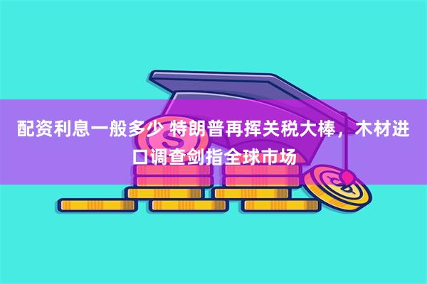 配资利息一般多少 特朗普再挥关税大棒，木材进口调查剑指全球市场