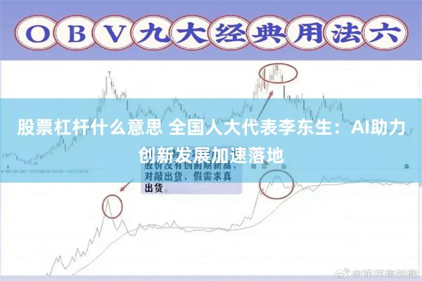 股票杠杆什么意思 全国人大代表李东生：AI助力创新发展加速落地