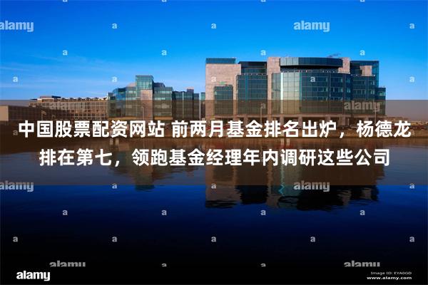中国股票配资网站 前两月基金排名出炉，杨德龙排在第七，领跑基金经理年内调研这些公司
