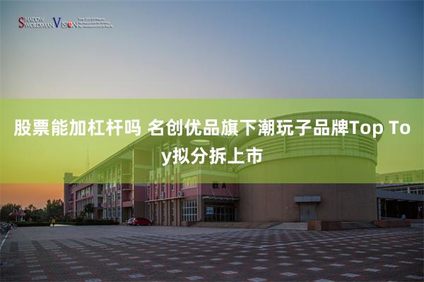 股票能加杠杆吗 名创优品旗下潮玩子品牌Top Toy拟分拆上市