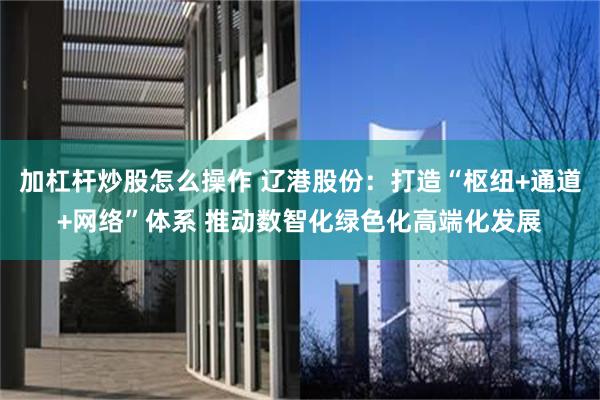 加杠杆炒股怎么操作 辽港股份：打造“枢纽+通道+网络”体系 推动数智化绿色化高端化发展