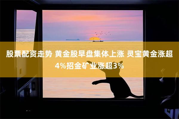 股票配资走势 黄金股早盘集体上涨 灵宝黄金涨超4%招金矿业涨超3%