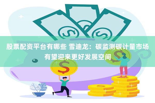 股票配资平台有哪些 雪迪龙：碳监测碳计量市场有望迎来更好发展空间