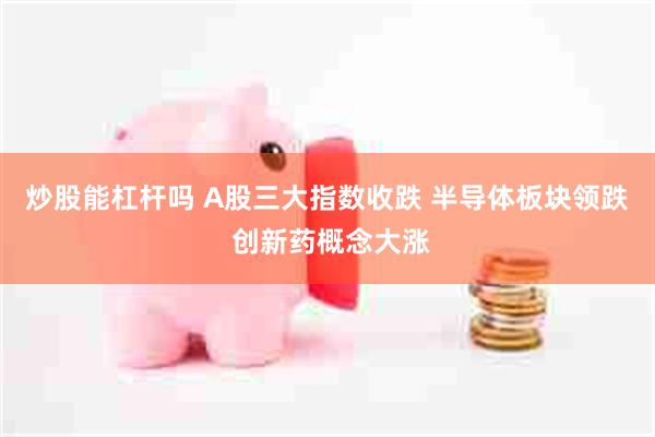 炒股能杠杆吗 A股三大指数收跌 半导体板块领跌 创新药概念大涨