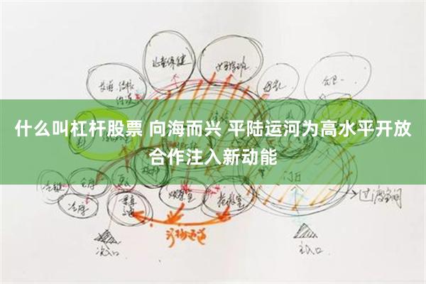 什么叫杠杆股票 向海而兴 平陆运河为高水平开放合作注入新动能