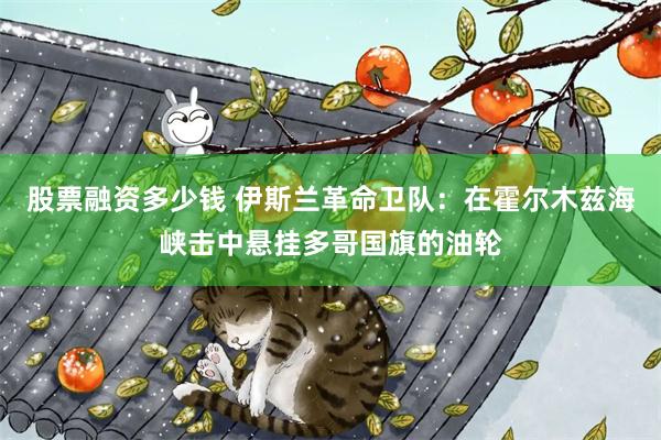 股票融资多少钱 伊斯兰革命卫队：在霍尔木兹海峡击中悬挂多哥国旗的油轮